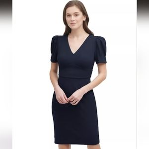 DKNY Puff-Sleeve Sheath Dress